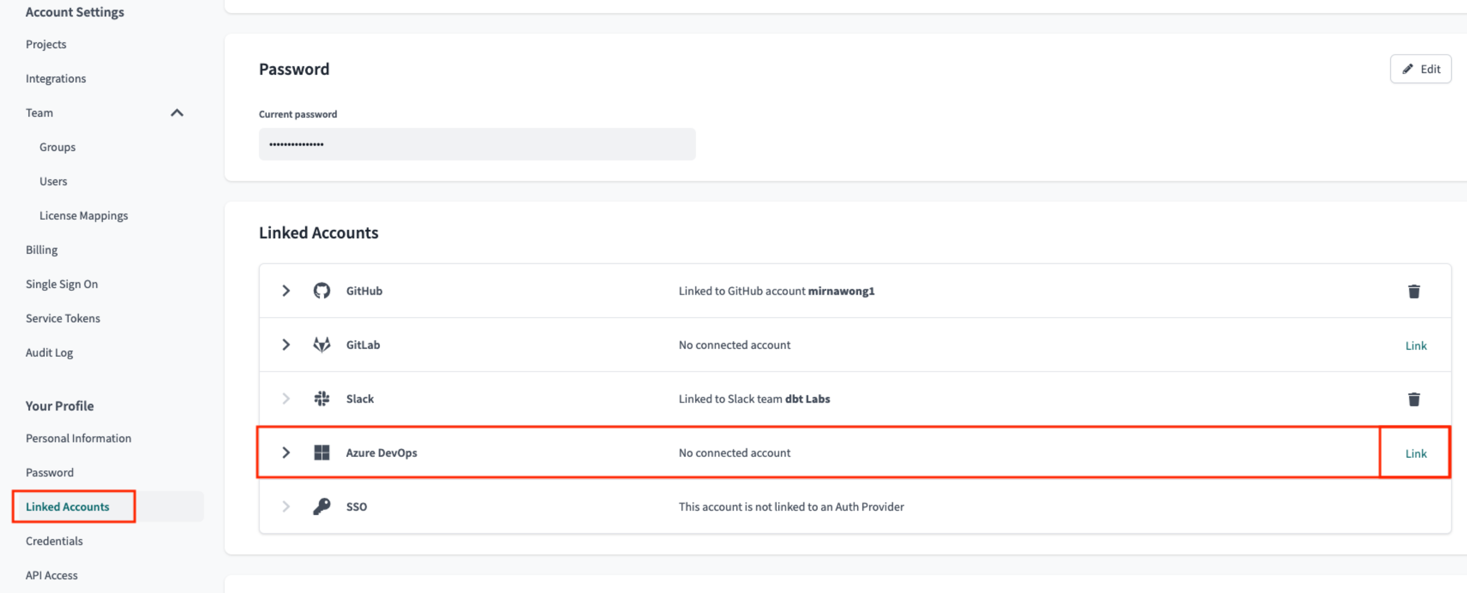 Azure DevOps Authorization Screen